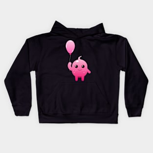 Holding a balloon, Burntboo Kids Hoodie